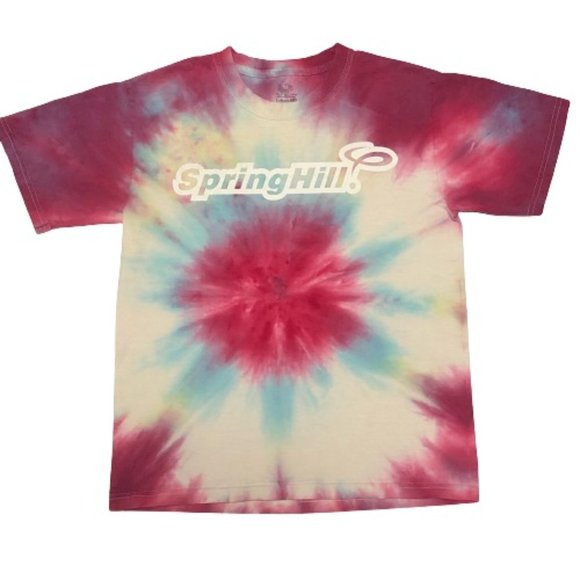 3/$15 FRUIT OF THE LOOM Lofteez HD Tie Dye T-Shirt Tee Youth L - Picture 1 of 3